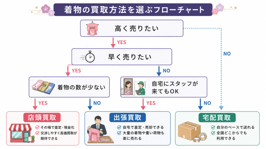 着物買取の方法